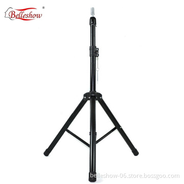 Hot sell wholesale cheap wig teaching head tripod synthetic wig head modle tripod haie head modle holder